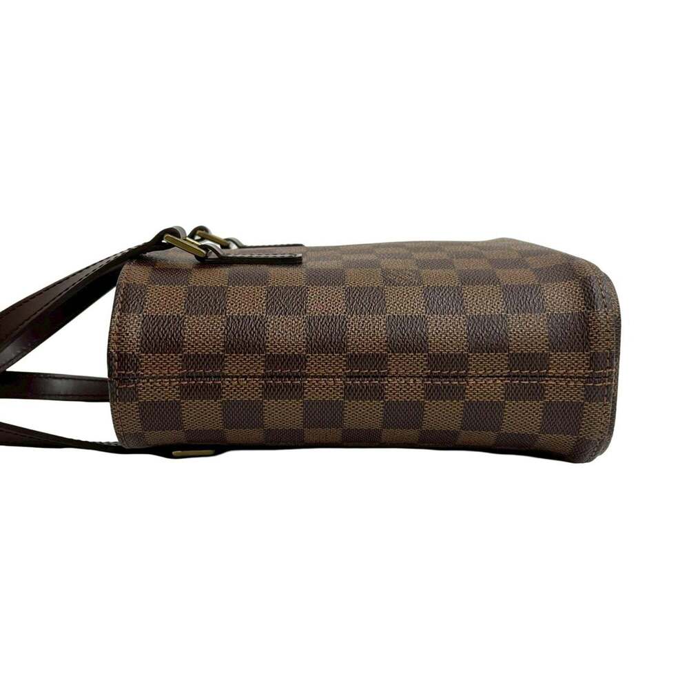 LOUIS VUITTON Vintage Brown Damier Leather Tote Bag - Picture 5 of 10